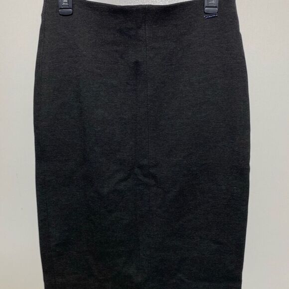 Tahari Women's Dark Gray Solid Stretch Blend Pencil Skirt Size Medium - Picture 4 of 10